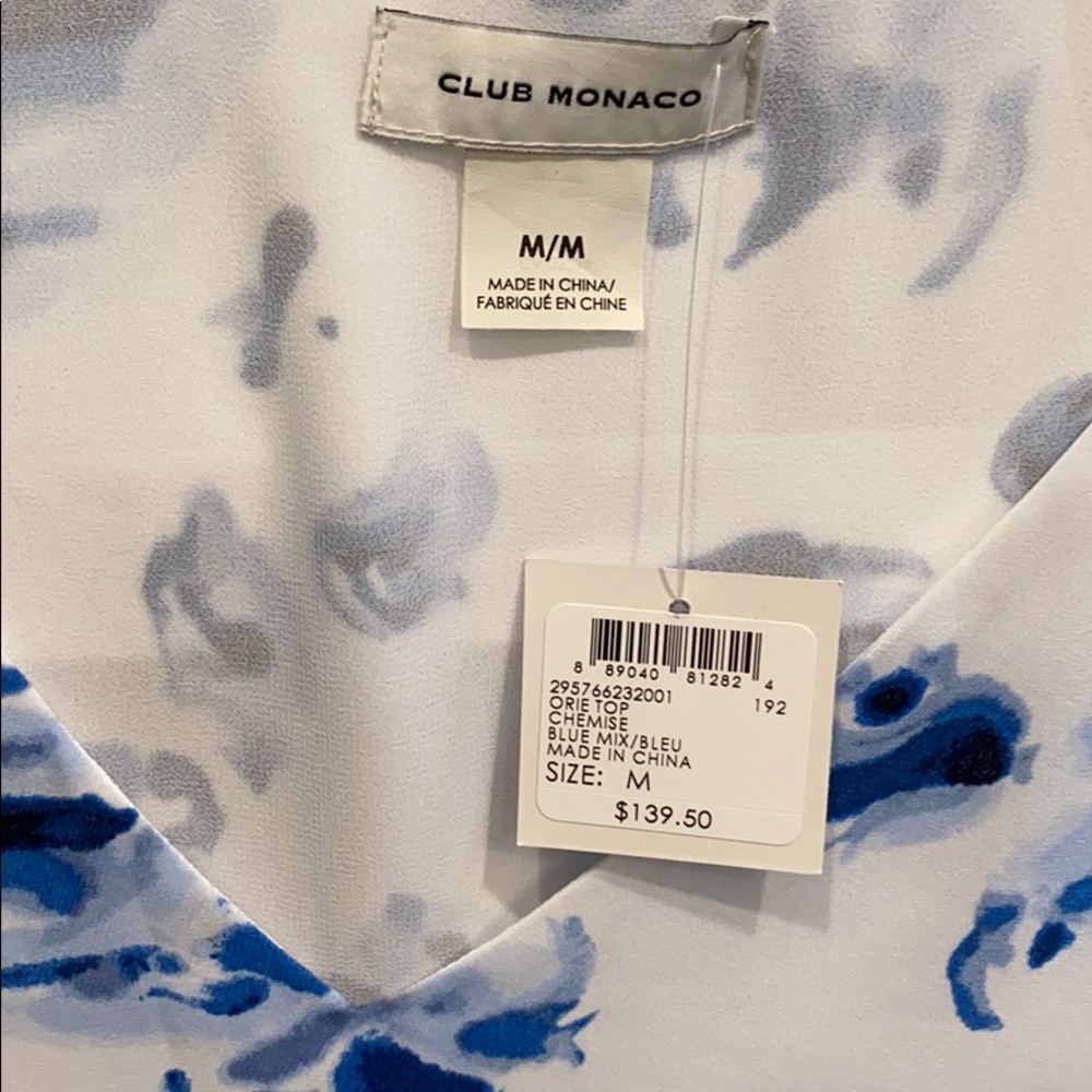 Club Monaco woman’s blouse